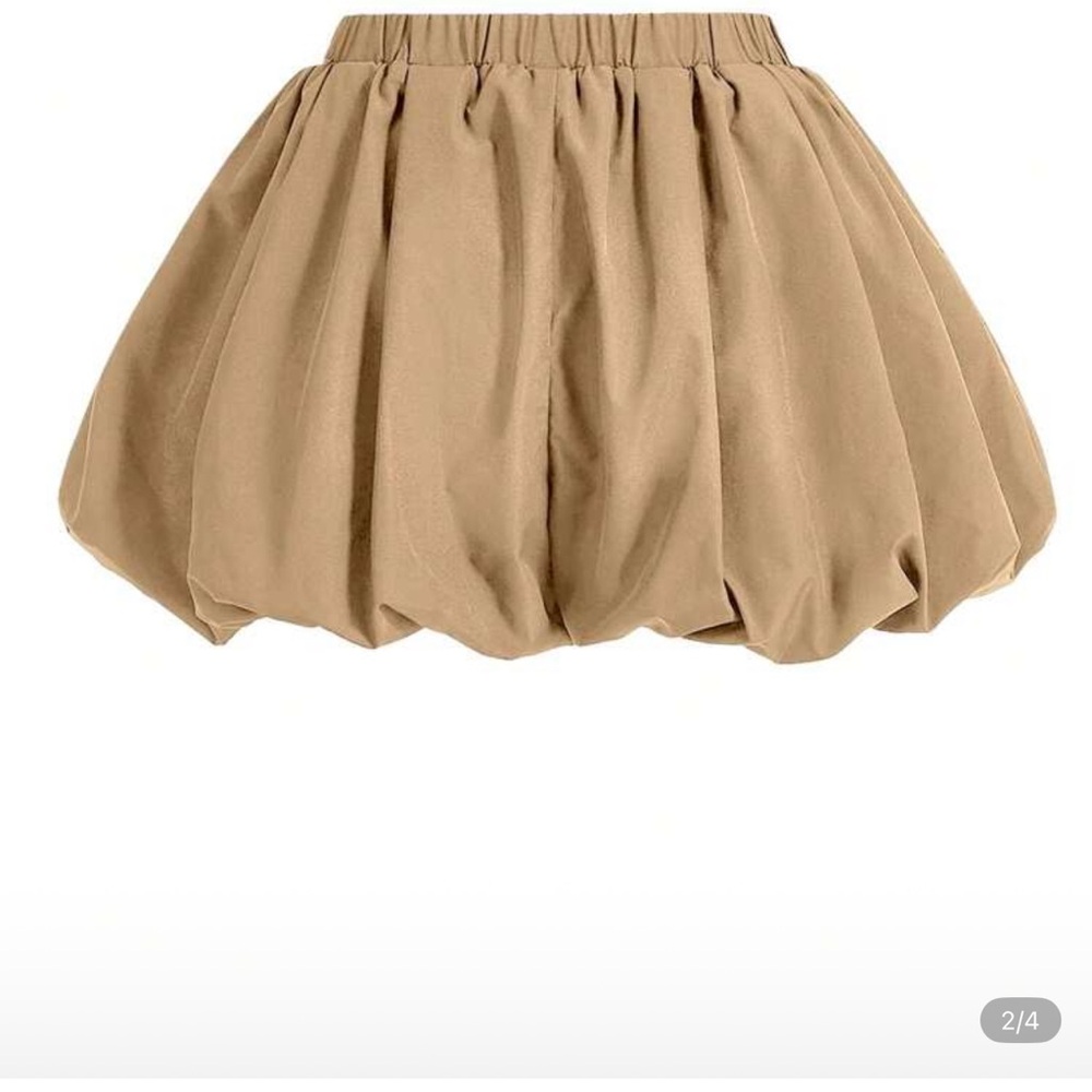 Tan Bubble Shorts (L)
